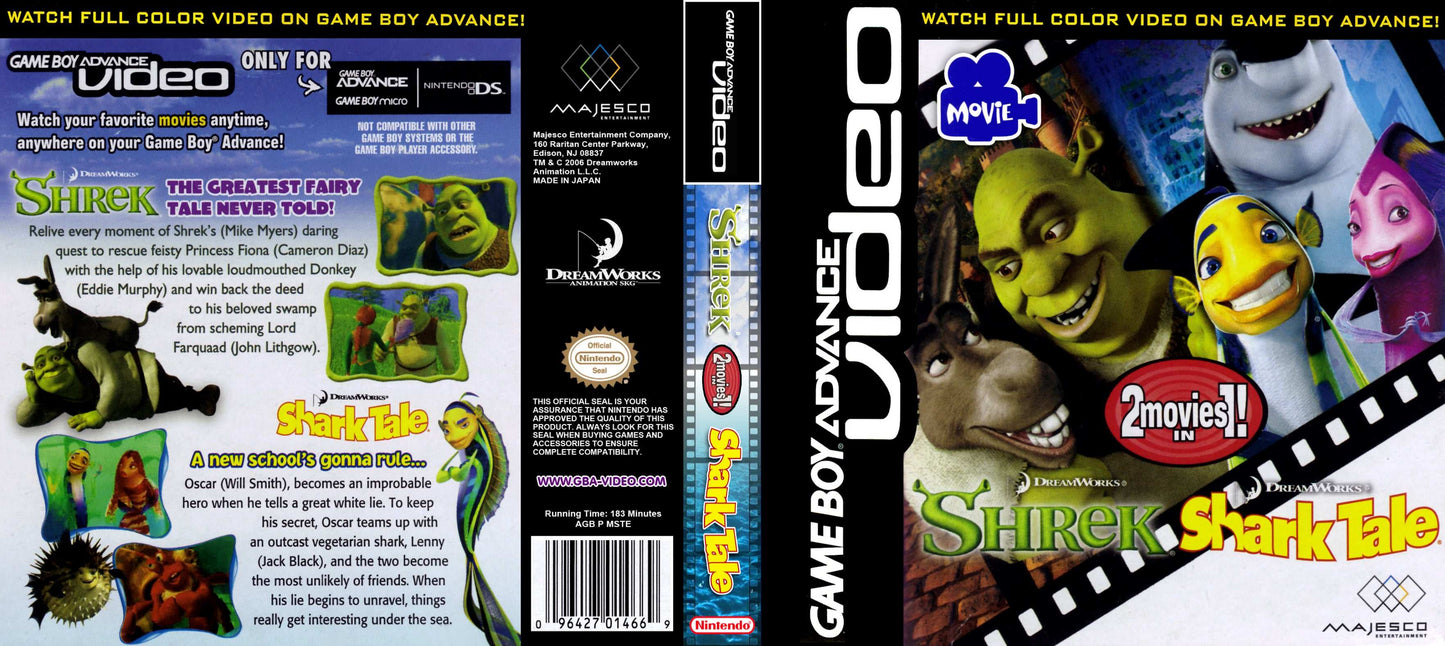 GBA Video Shrek & Shark Tale