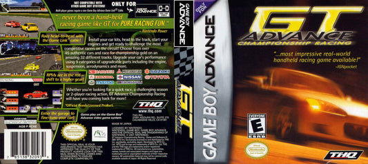 GT Advance Championship Racing Cover Art - WOI Solutions