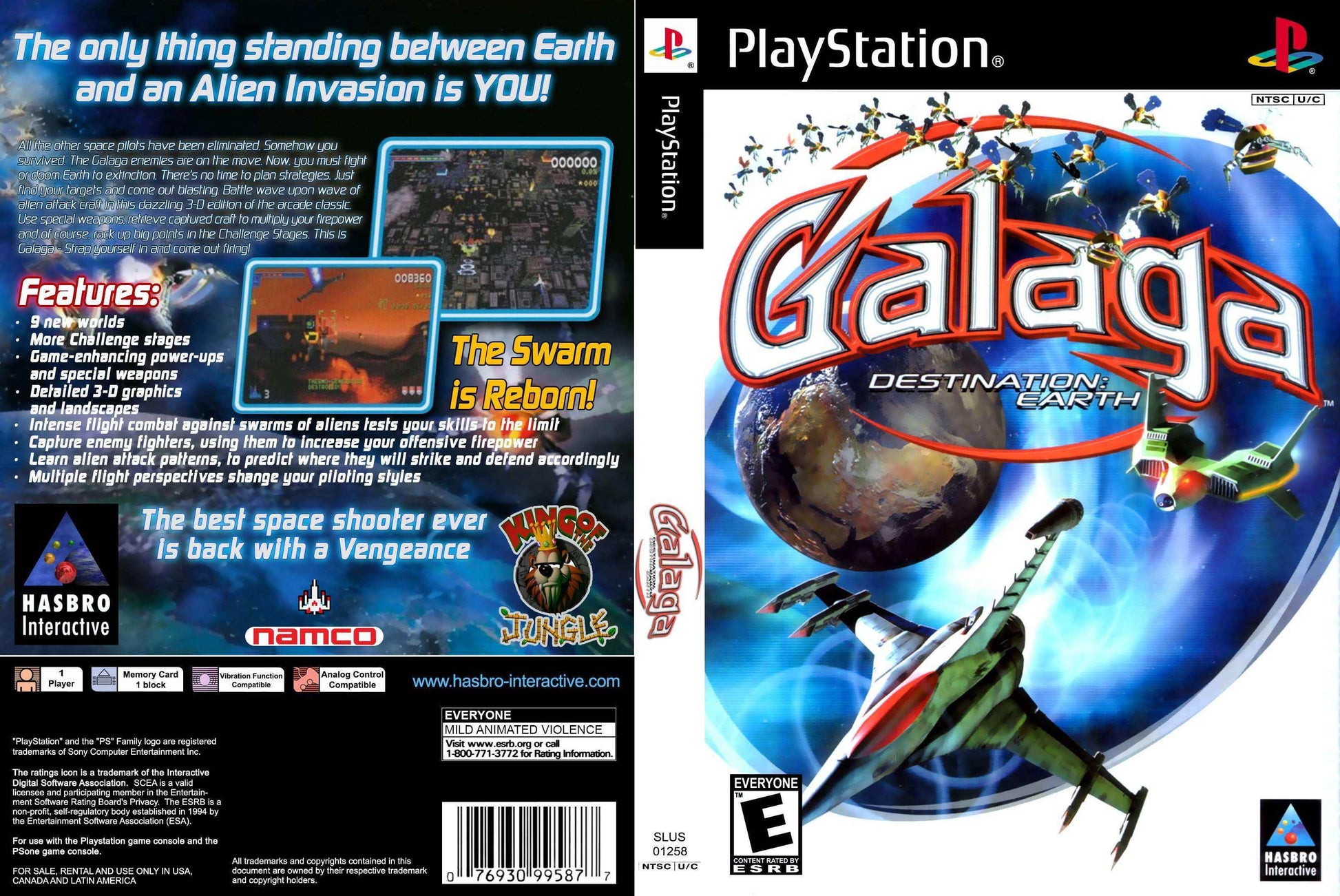 Galaga Destination Earth Cover Art - WOI Solutions