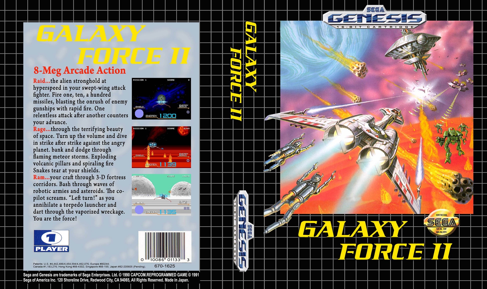 Galaxy Force II Cover Art - WOI Solutions