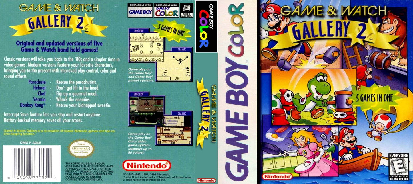 Game and Watch Gallery 2 Cover Art - WOI Solutions