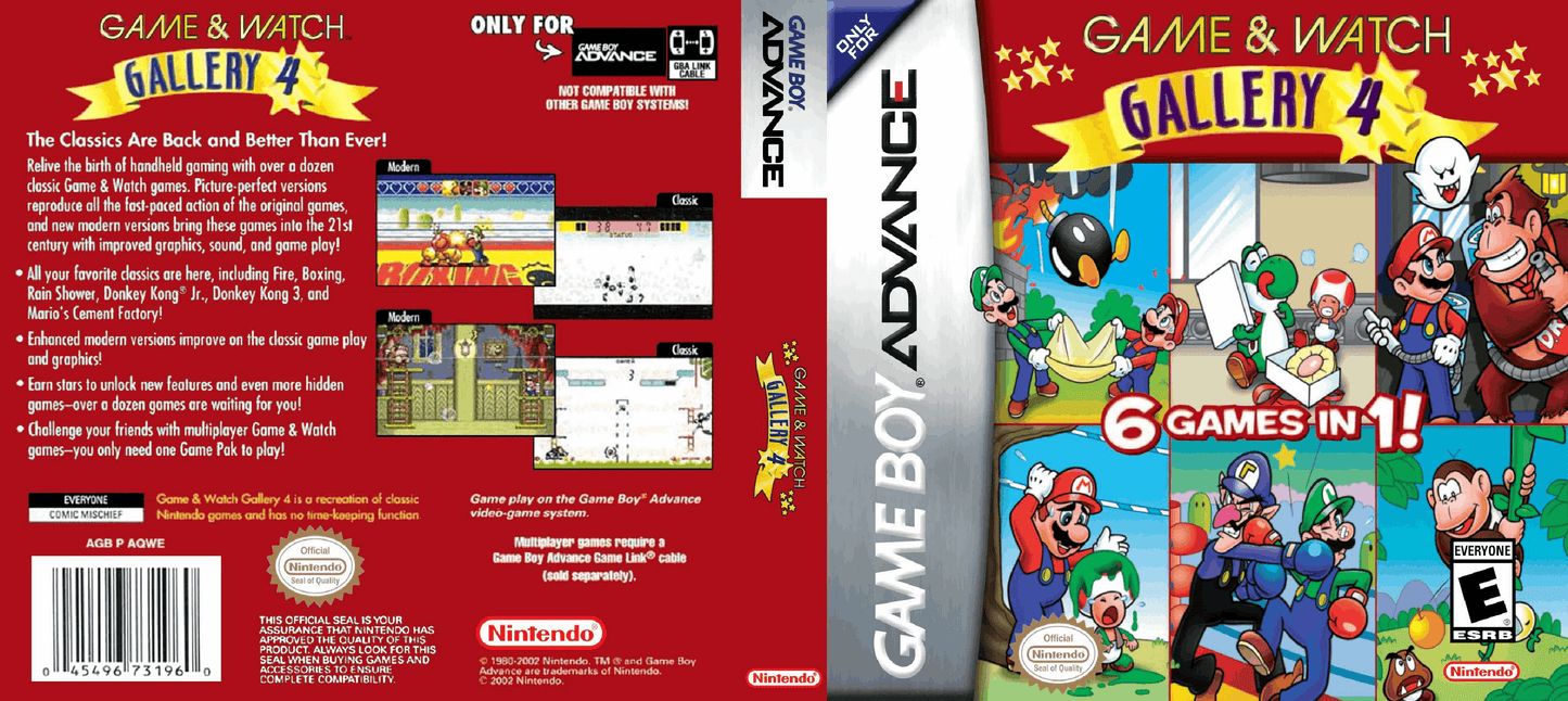 Game and Watch Gallery 4 Cover Art - WOI Solutions