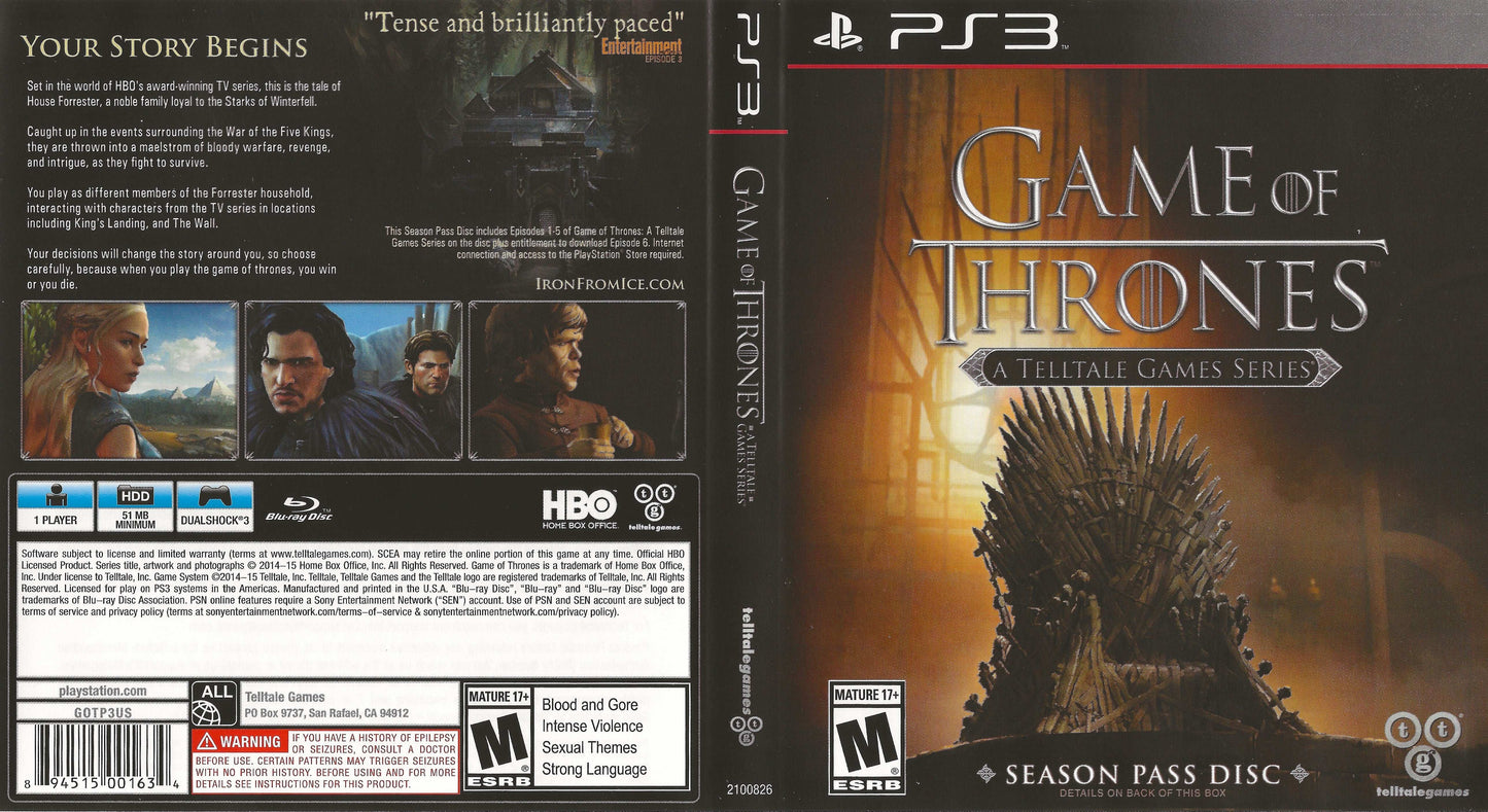 Game of Thrones - A Telltale Games Series