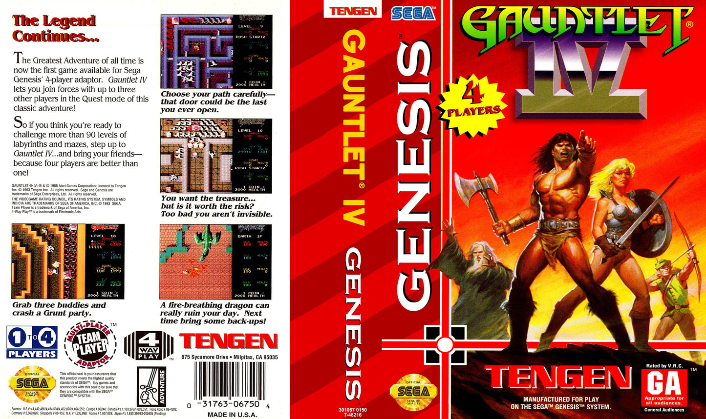 Gauntlet IV Cover Art - WOI Solutions