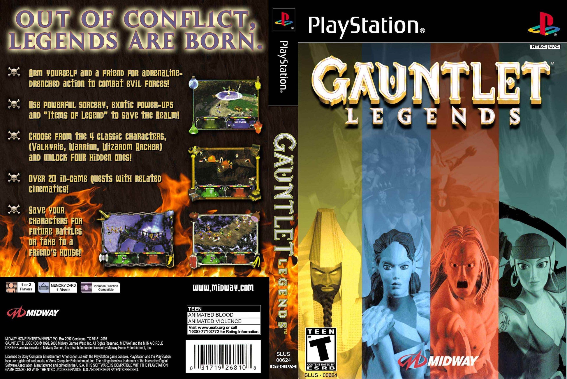 Gauntlet Legends Cover Art - WOI Solutions