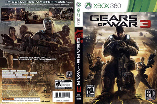 Gears of War 3 Cover Art - WOI Solutions