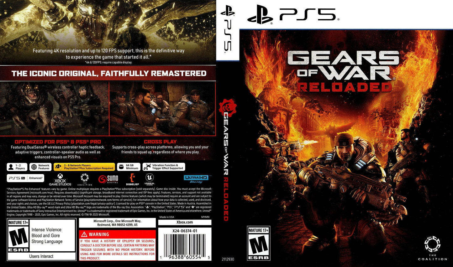 Gears of War Reloaded Cover Art - WOI Solutions