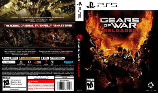 Gears of War Reloaded Cover Art - WOI Solutions