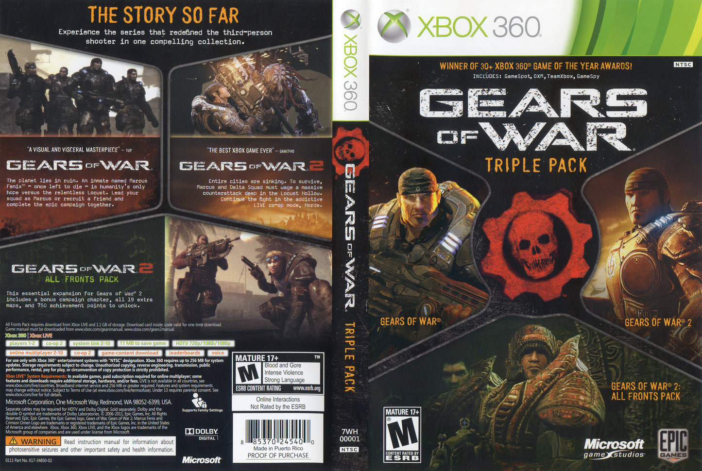 Gears of War Triple Pack