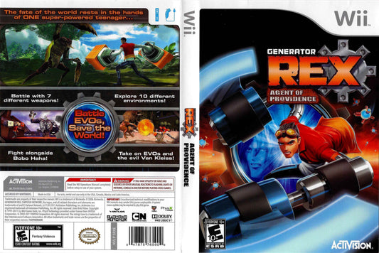 Generator Rex Agent of Providence Cover Art - WOI Solutions