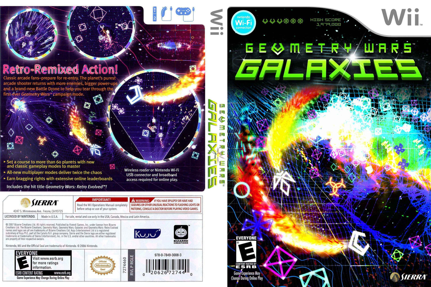 Geometry Wars Galaxies Cover Art - WOI Solutions