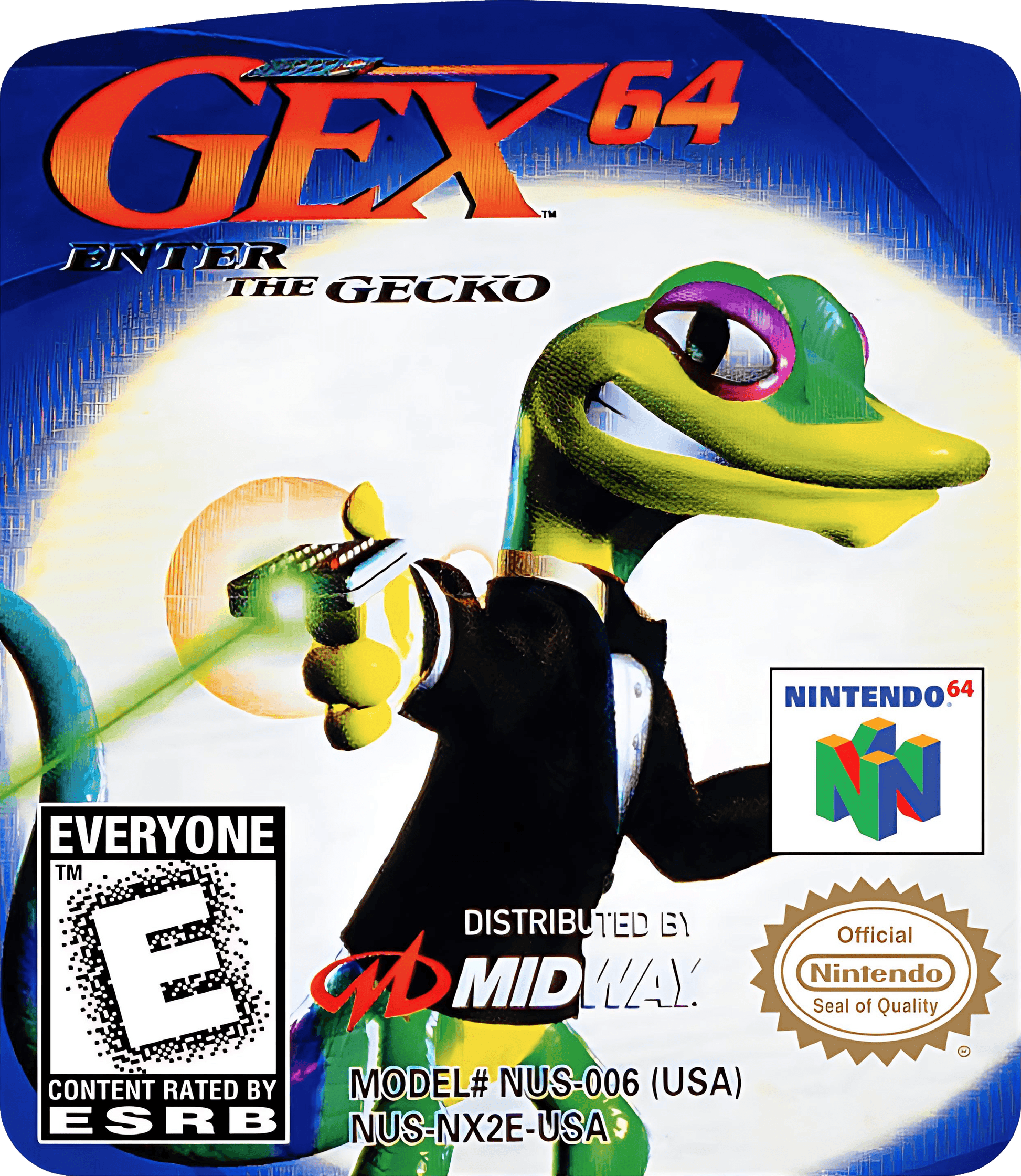 Gex 64 - Enter the Gecko Cover Art - WOI Solutions