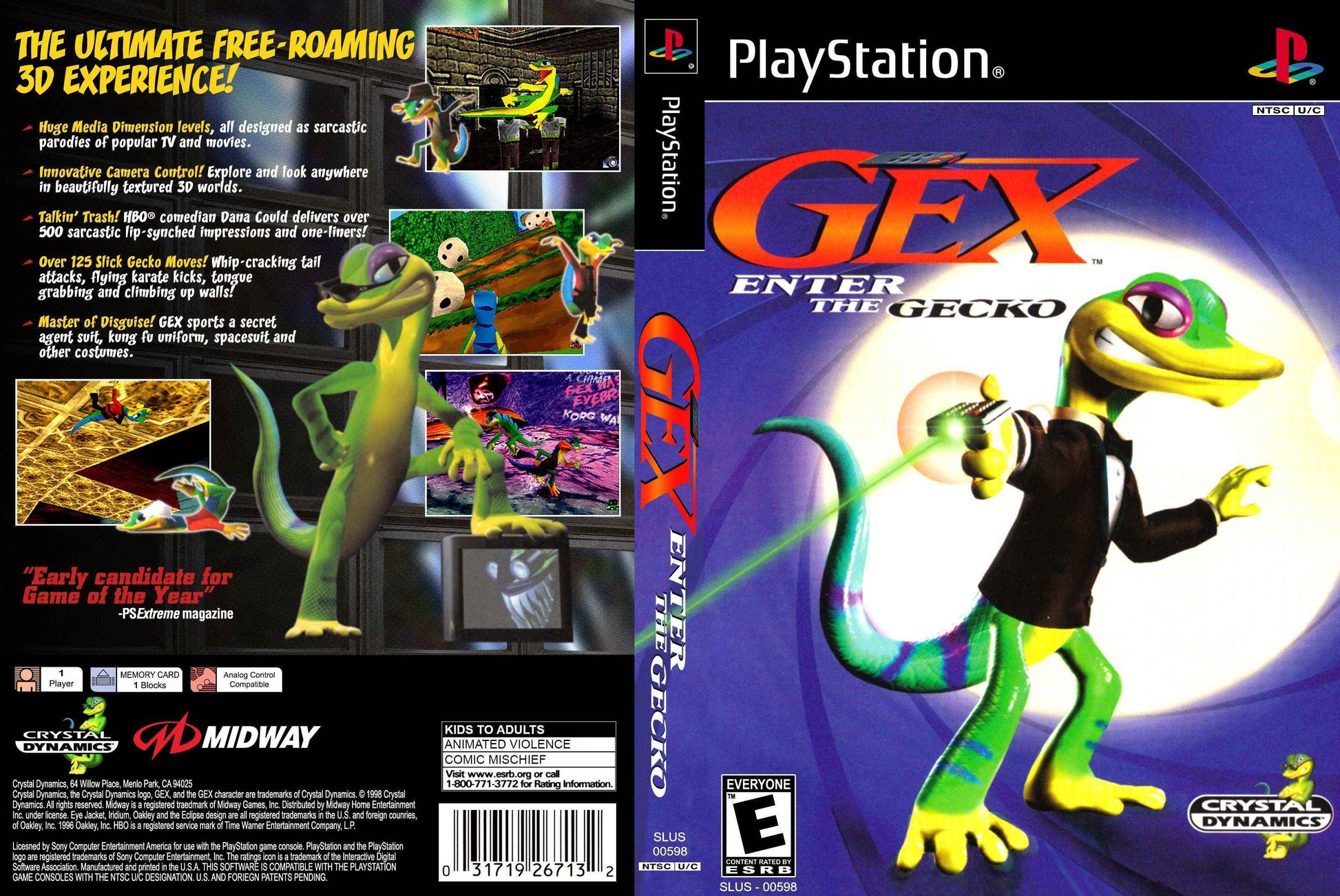 Gex Enter the Gecko Cover Art - WOI Solutions