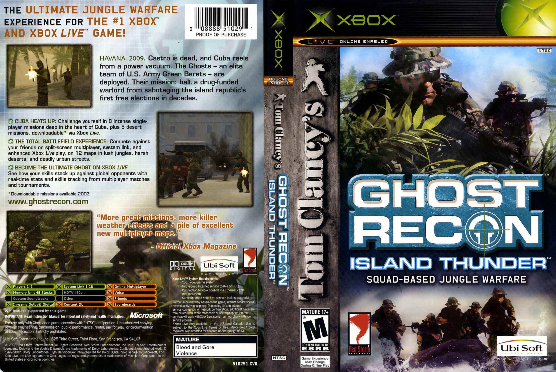 Ghost Recon Island Thunder Cover Art - WOI Solutions