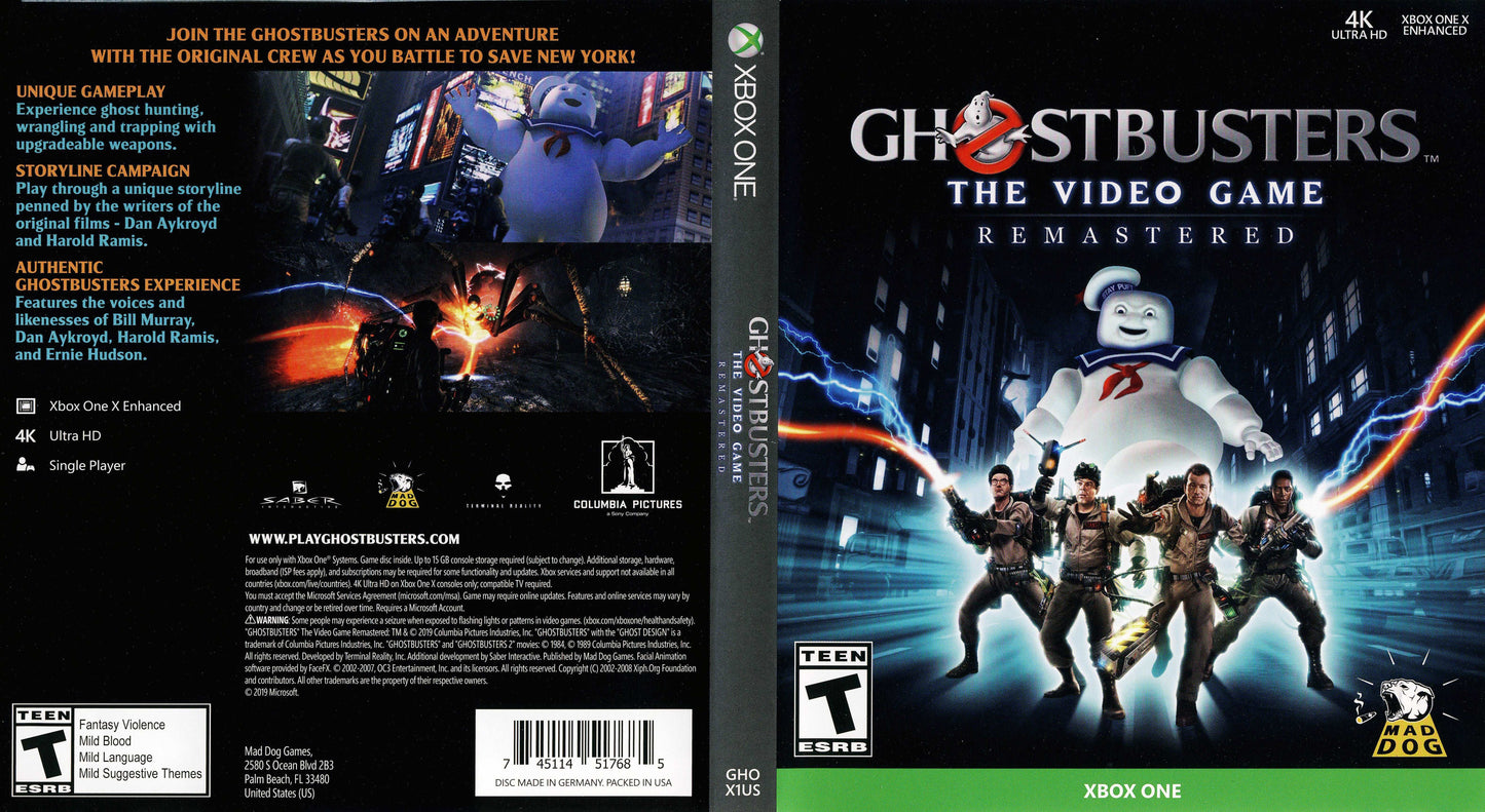 Ghostbusters the Video Game Remastered