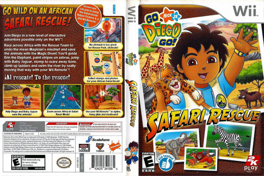 Go, Diego, Go! Safari Rescue Cover Art - WOI Solutions