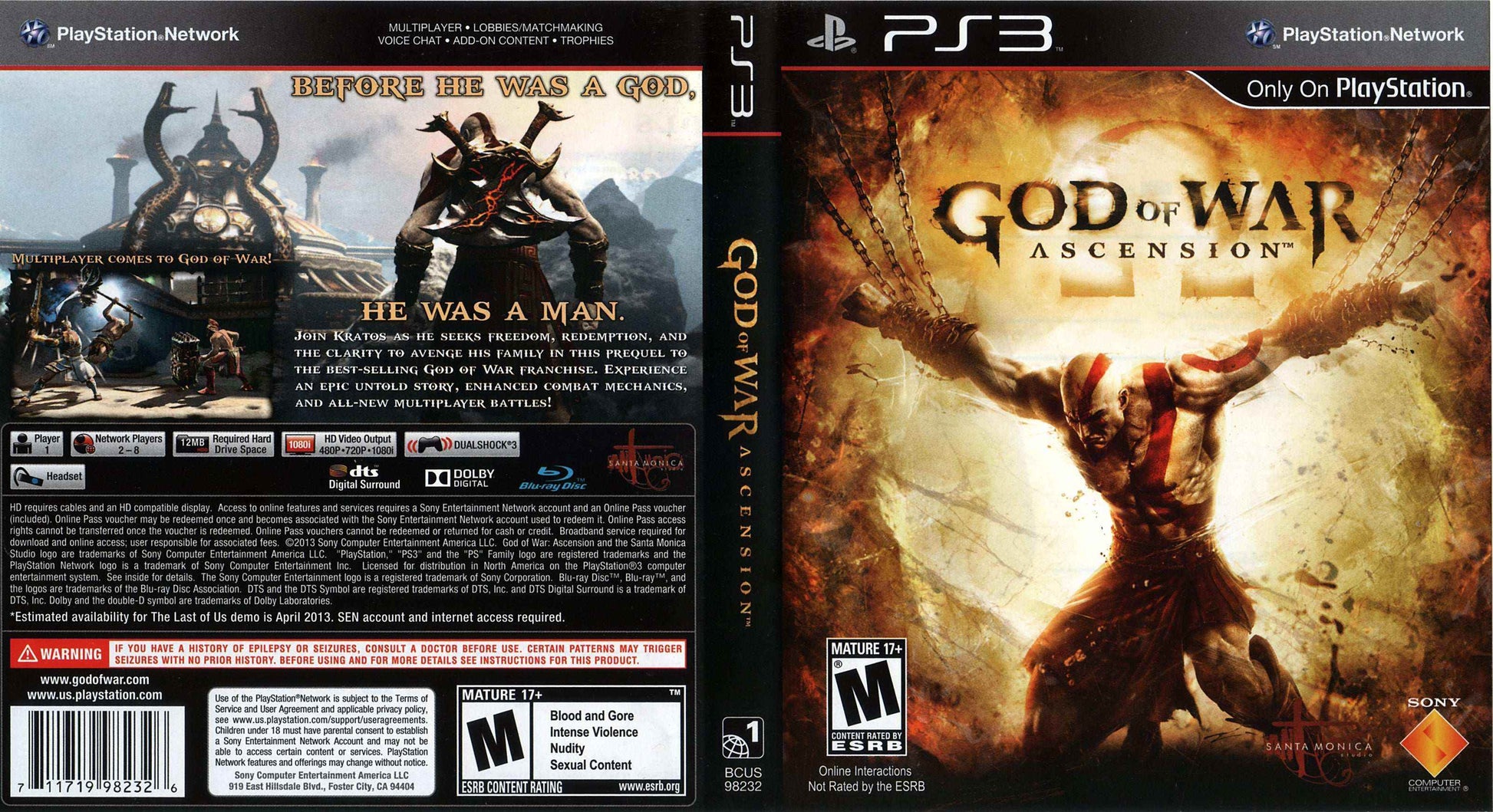 God of War Ascension Cover Art - WOI Solutions
