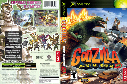 Godzilla Destroy All Monsters Melee Cover Art - WOI Solutions