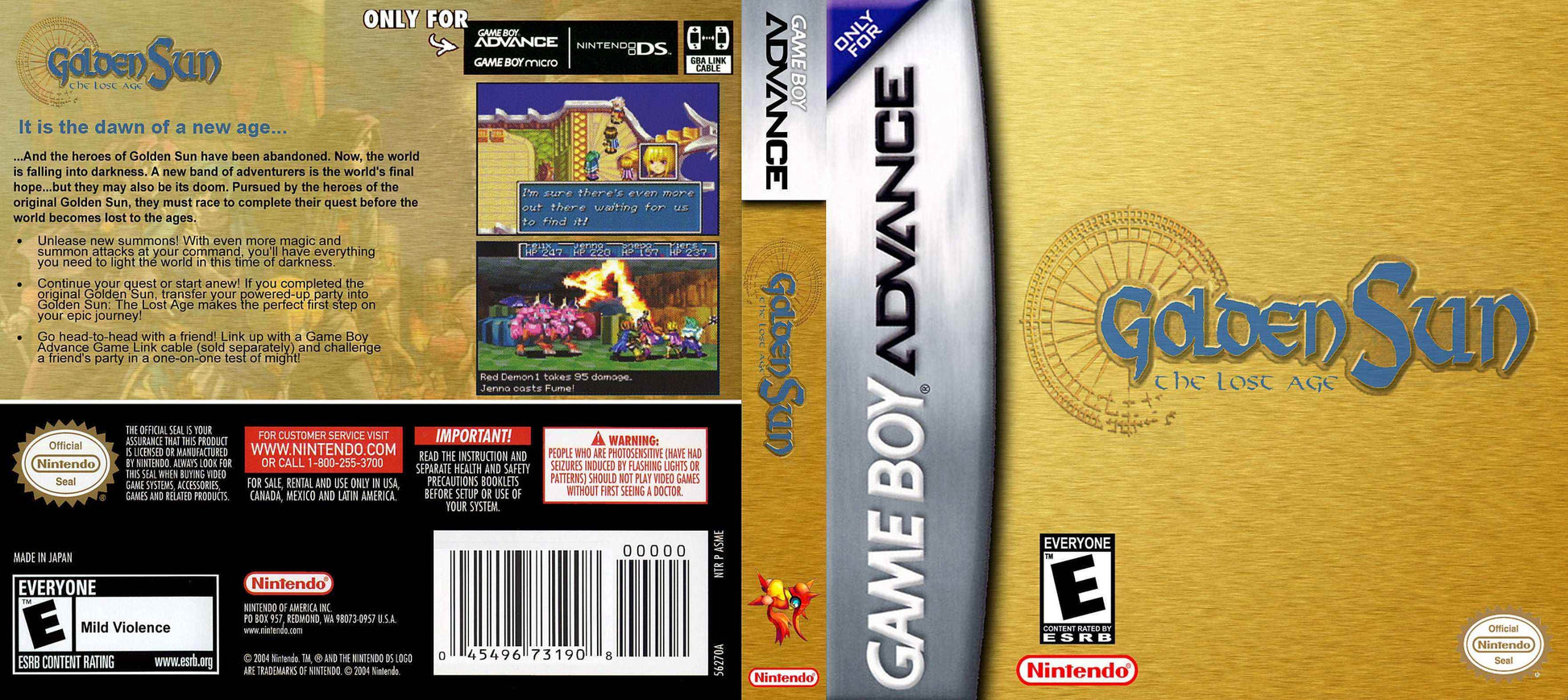 Golden Sun The Lost Age Cover Art - WOI Solutions