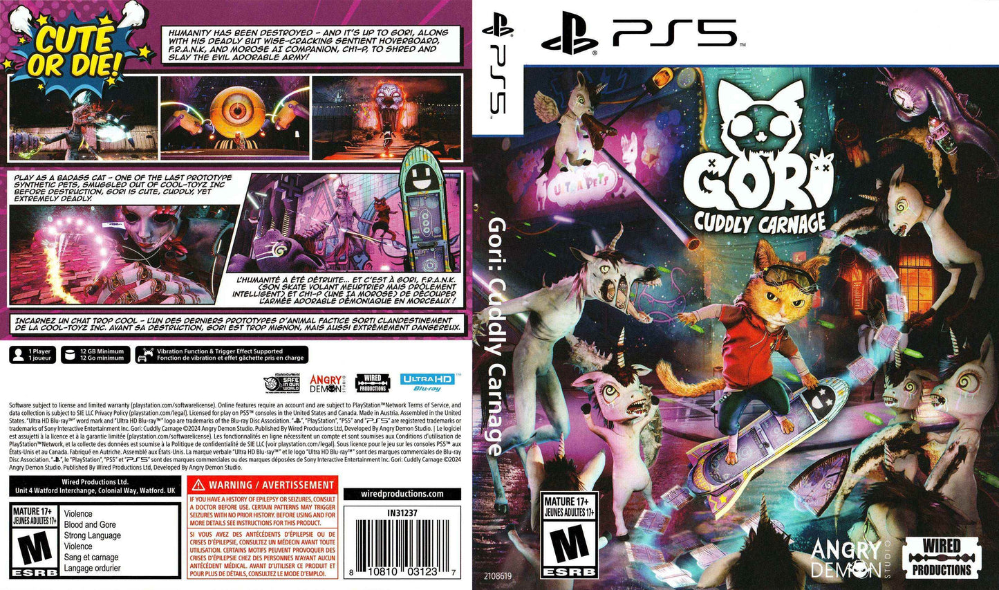 Gori - Cuddly Carnage Cover Art - WOI Solutions