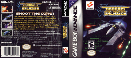 Gradius Galaxies Cover Art - WOI Solutions