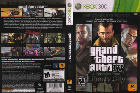 Grand Theft Auto IV & Episodes from Liberty City The Complete Collection Cover Art - WOI Solutions