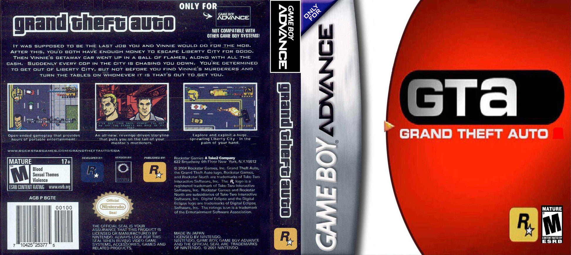 Grand Theft Auto Advance Cover Art - WOI Solutions