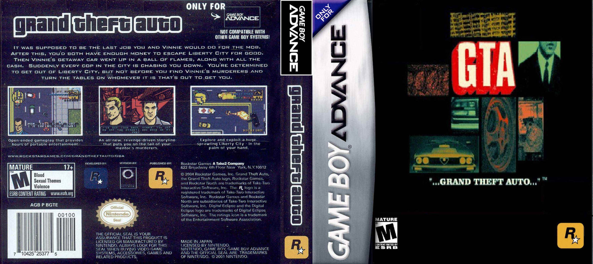 Grand Theft Auto Advance Cover Art - WOI Solutions