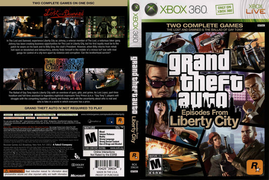 Grand Theft Auto Episodes from Liberty City The Complete Games Cover Art - WOI Solutions