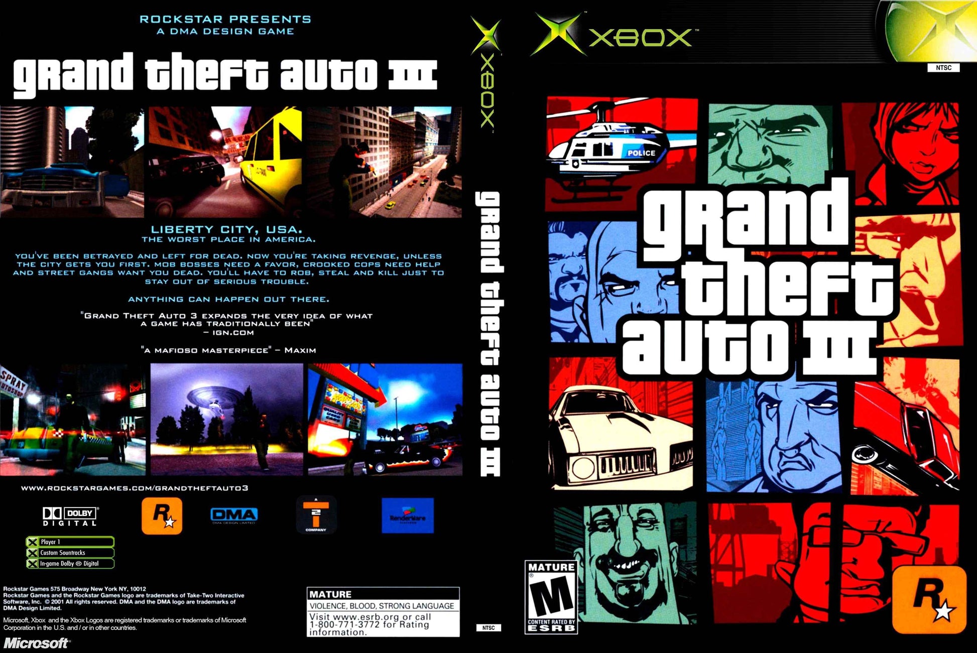 Grand Theft Auto III Cover Art - WOI Solutions