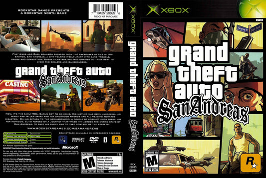 Grand Theft Auto San Andreas Cover Art - WOI Solutions