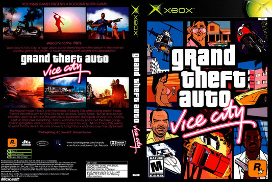 Grand Theft Auto Vice City Cover Art - WOI Solutions