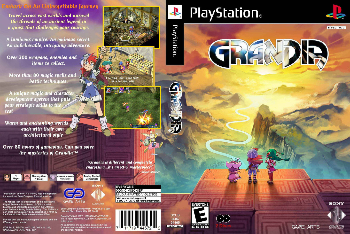 Grandia Cover Art - WOI Solutions