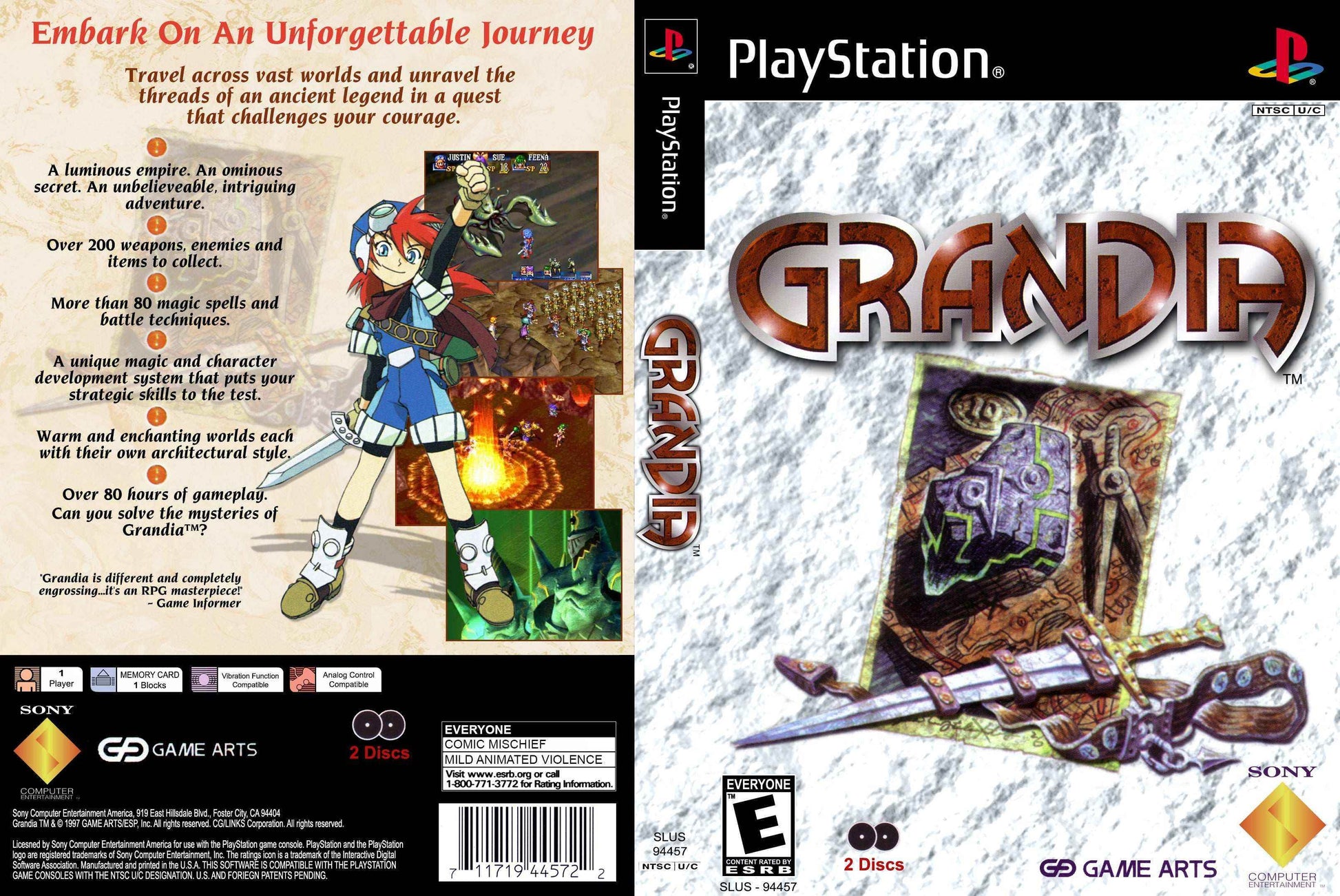 Grandia Cover Art - WOI Solutions