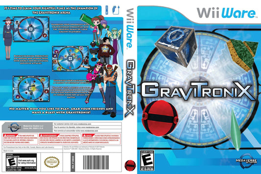 Gravitronix (WiiWare) Cover Art - WOI Solutions