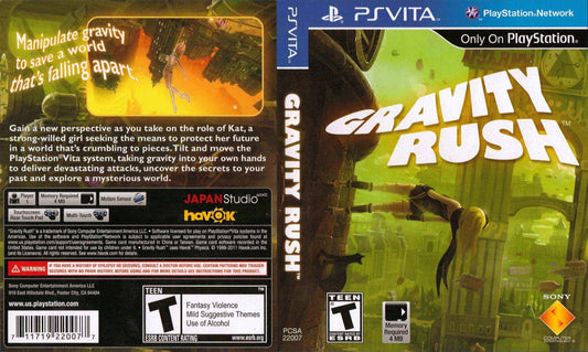 Gravity Rush Cover Art - WOI Solutions