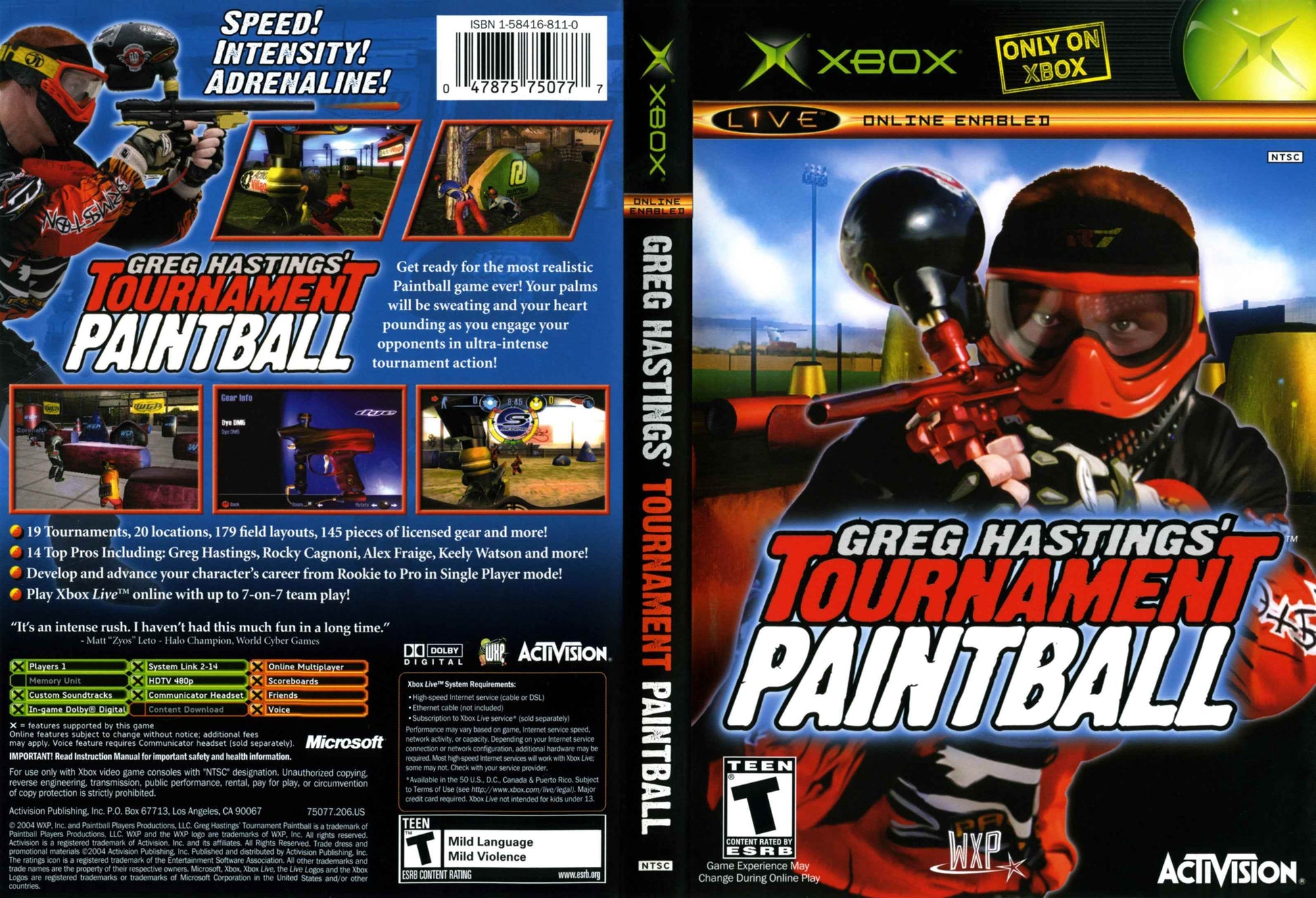 Greg Hastings' Tournament Paintball Cover Art - WOI Solutions