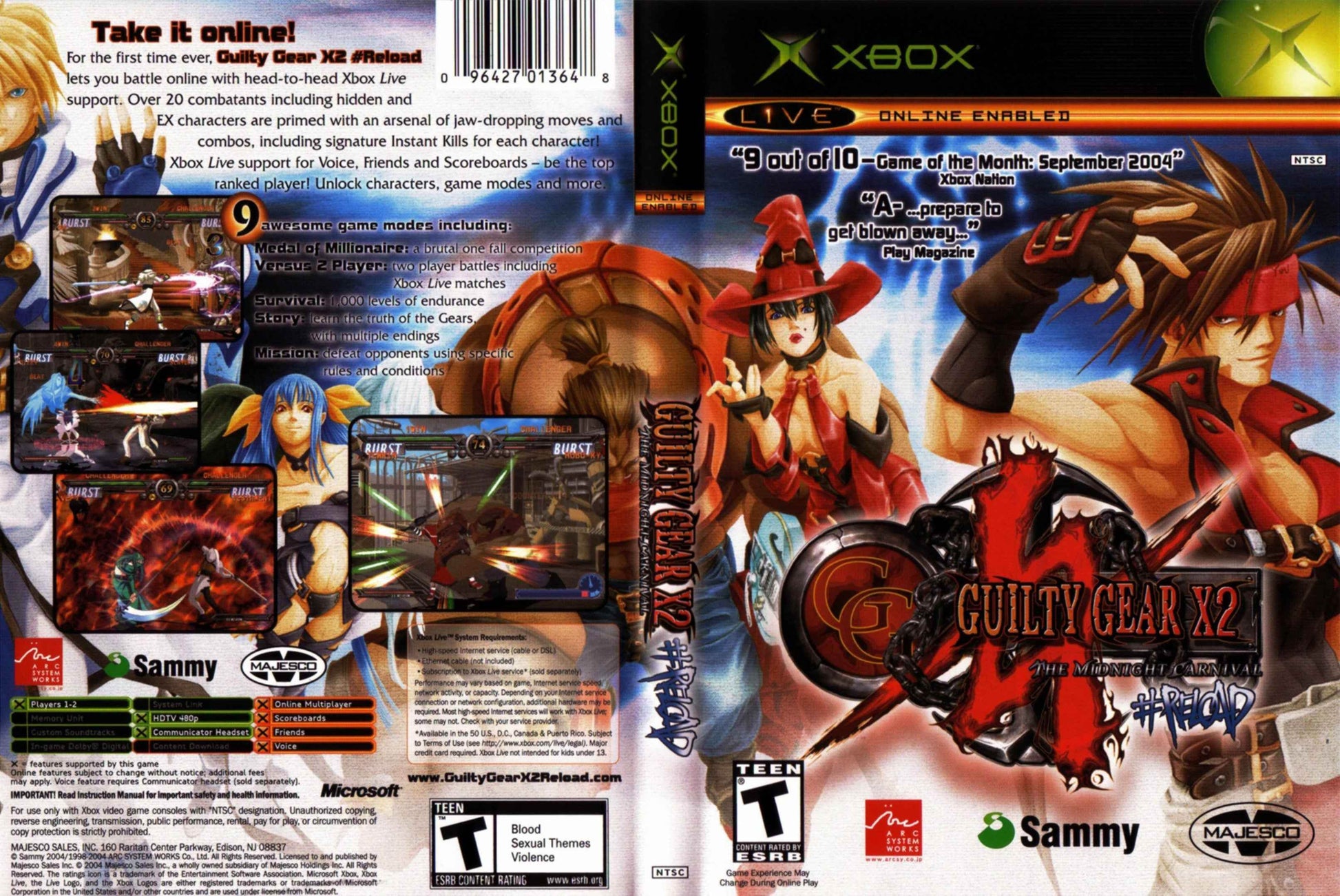 Guilty Gear X2 #Reload Cover Art - WOI Solutions