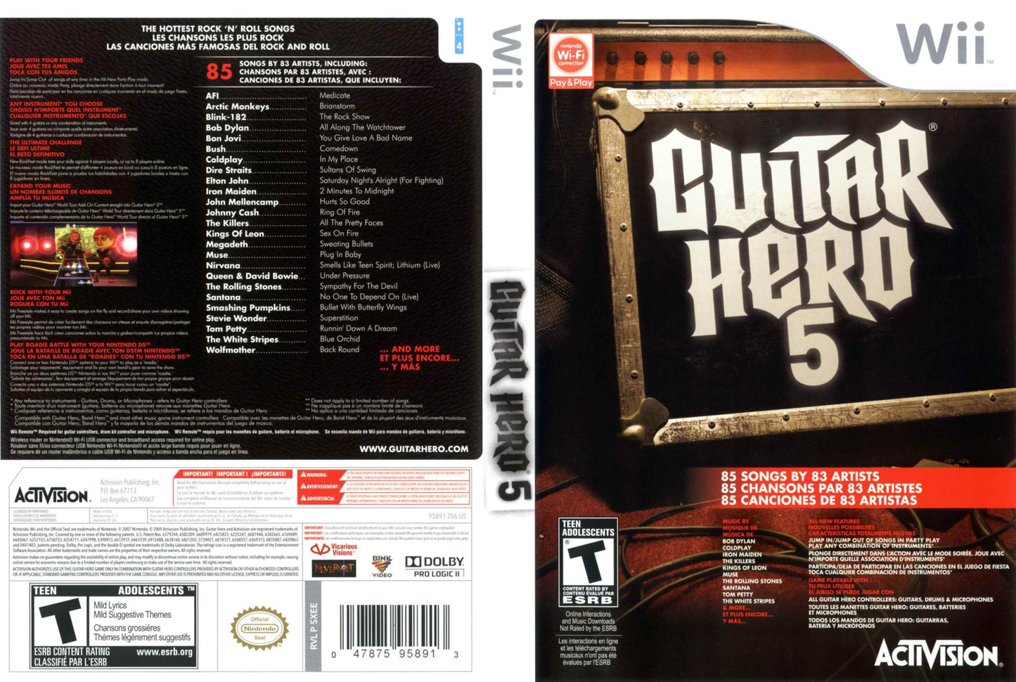 Guitar Hero 5 Cover Art - WOI Solutions