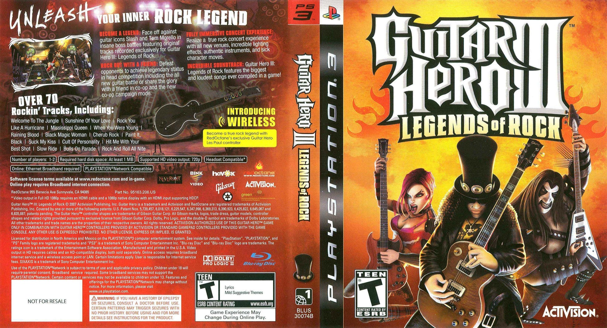 Guitar Hero III - Legends of Rock Cover Art - WOI Solutions