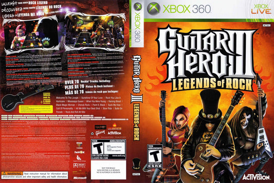 Guitar Hero III Legends Of Rock Cover Art - WOI Solutions