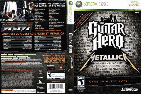 Guitar Hero Metallica Cover Art - WOI Solutions