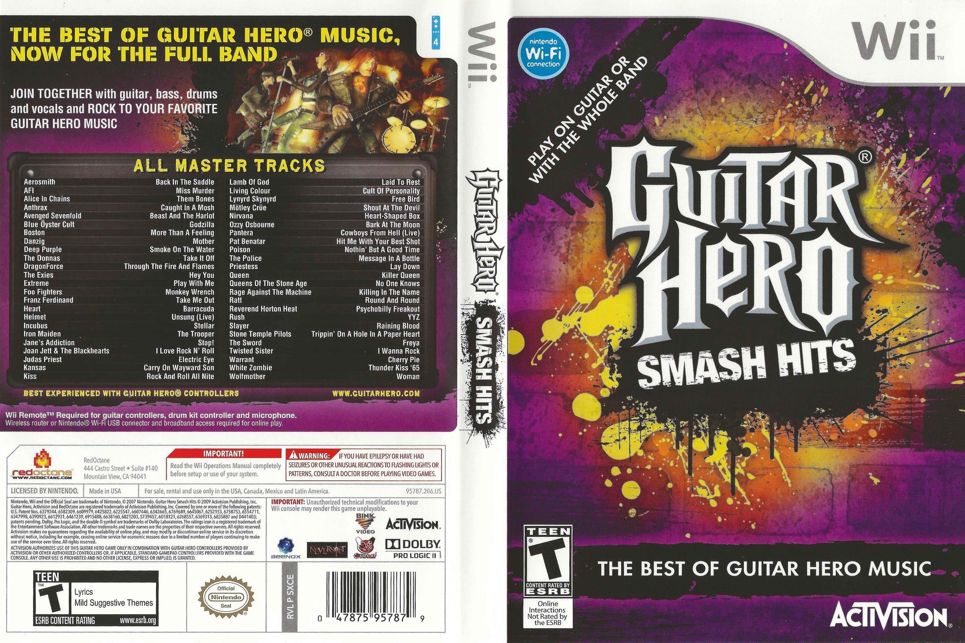 Guitar Hero Smash Hits Cover Art - WOI Solutions