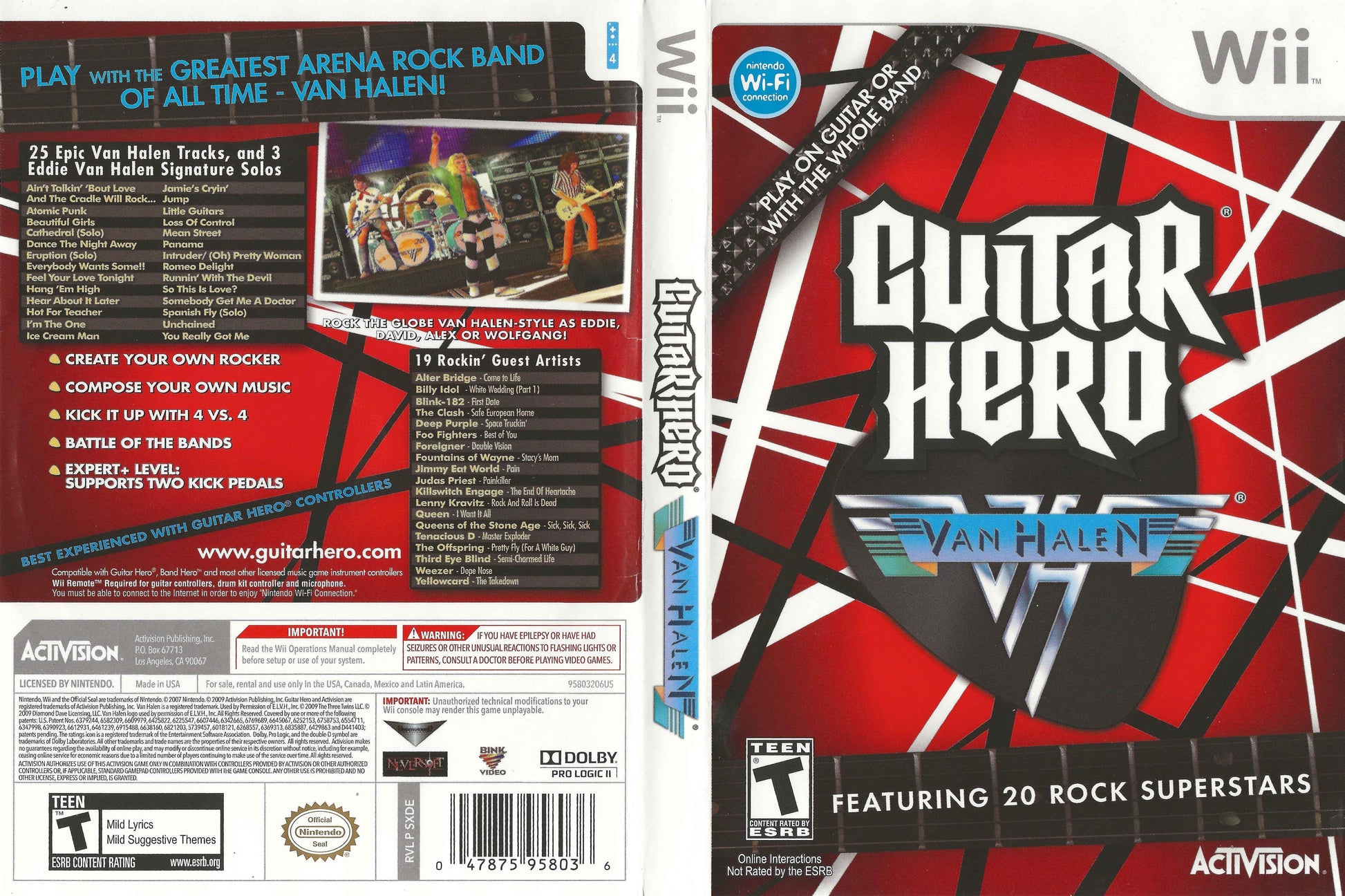 Guitar Hero Van Halen Cover Art - WOI Solutions