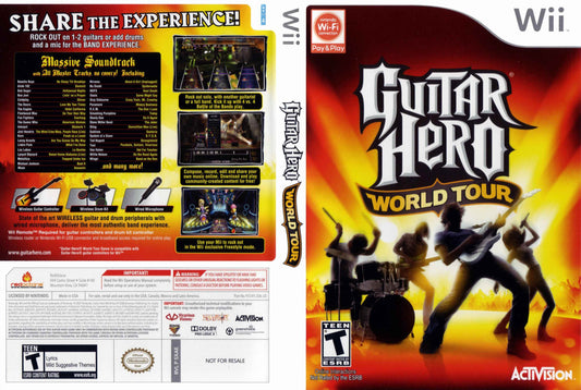 Guitar Hero World Tour Cover Art - WOI Solutions