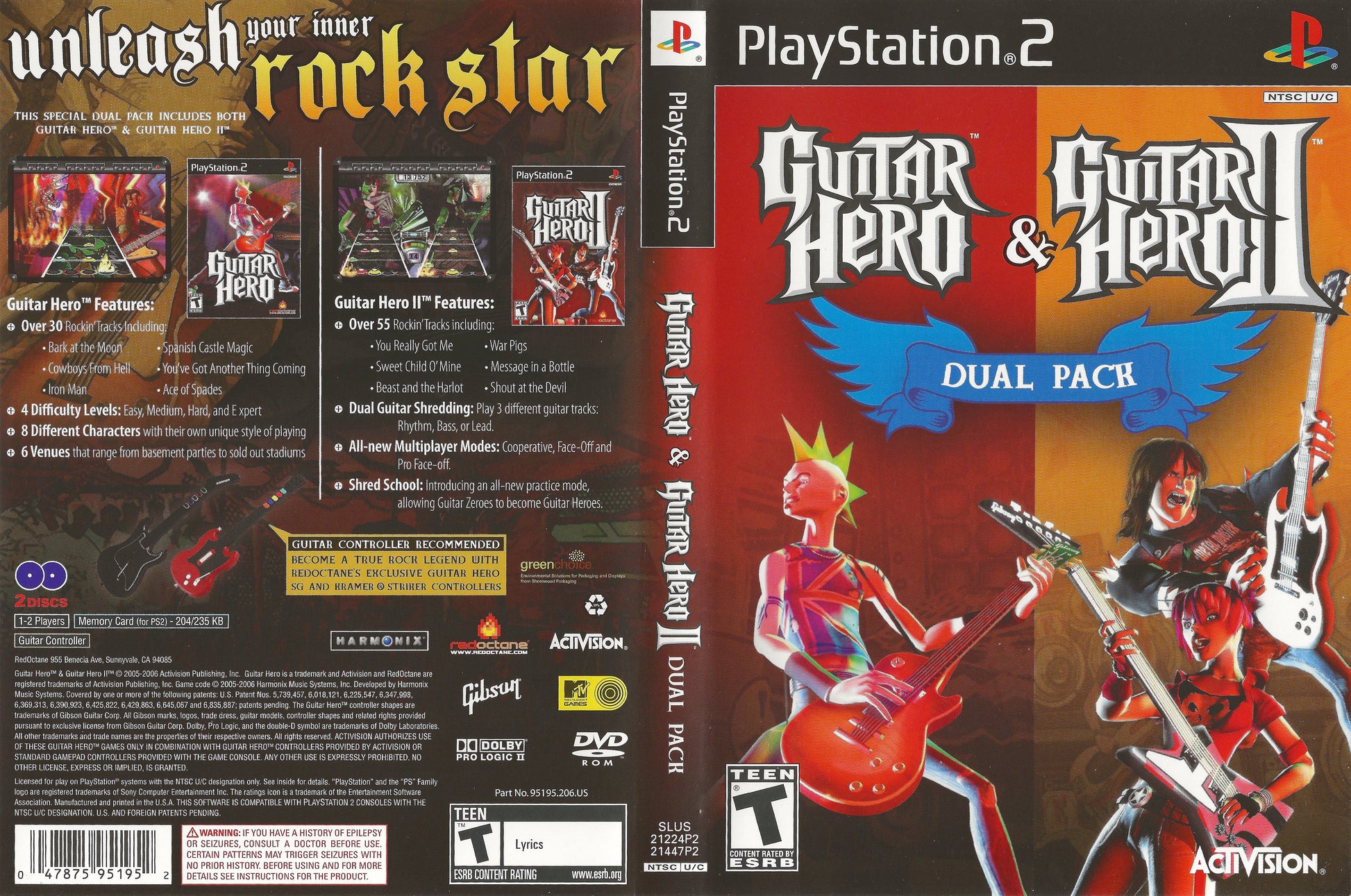 Guitar Hero & Guitar Hero II Dual Pack