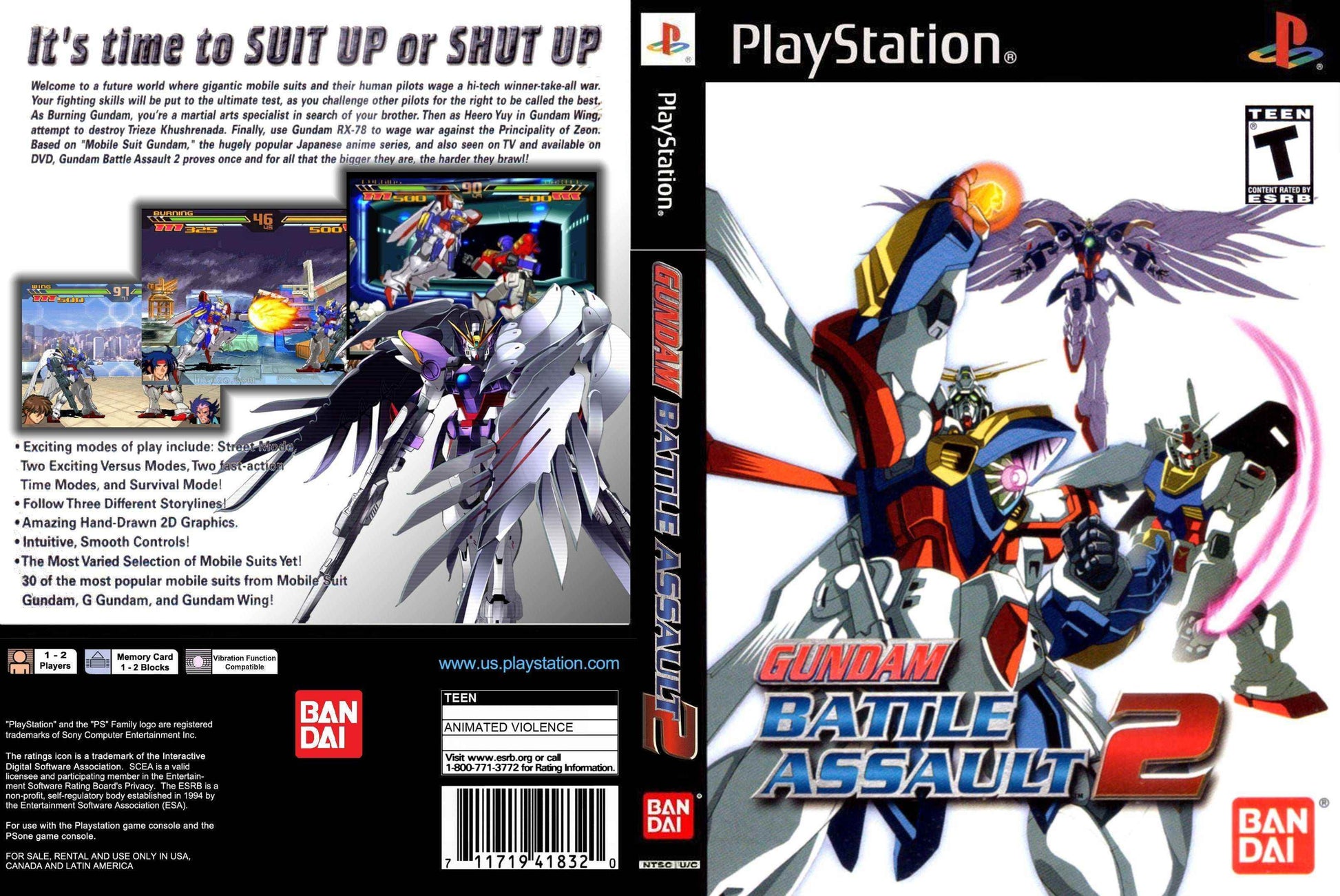 Gundam Battle Assault 2 Cover Art - WOI Solutions