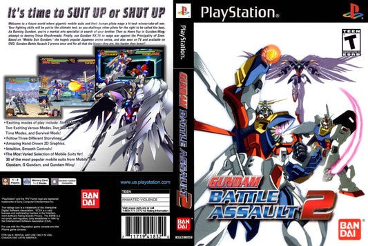 Gundam Battle Assault 2 Cover Art - WOI Solutions