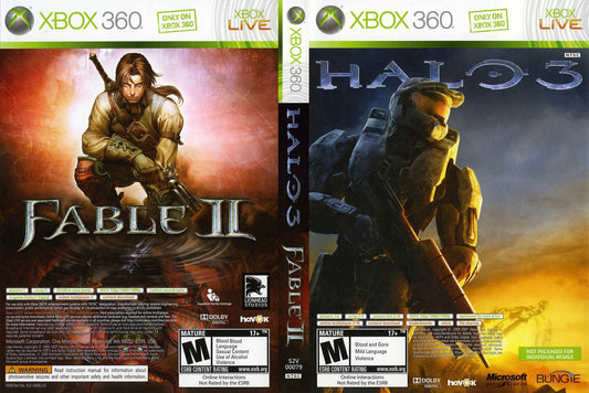 Halo 3 - Fable II Bundle Cover Art - WOI Solutions