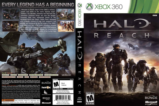 Halo Reach Cover Art - WOI Solutions